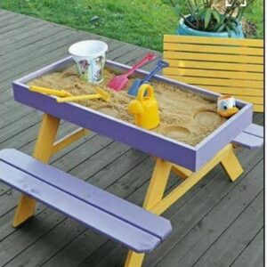 JUM HAVUZLU PİKNİK MASASI RENKLİ