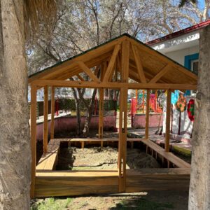 Alternative view of AHŞAP ÇATILI BÜYÜK KUM HAVUZU